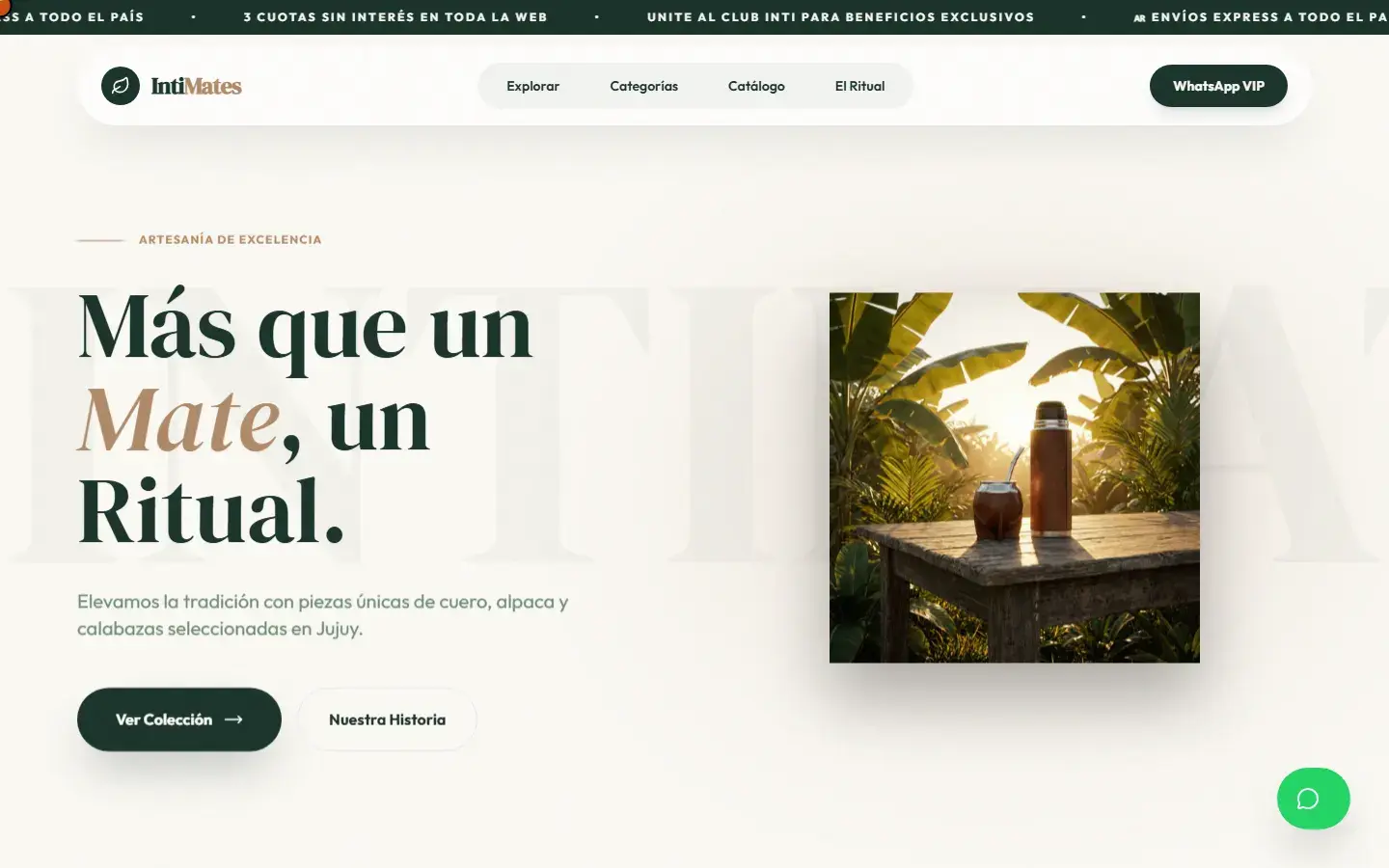 Inti Mates — E-commerce