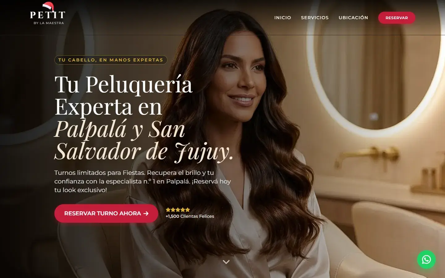 Peluquería Petit — Web + turnos
