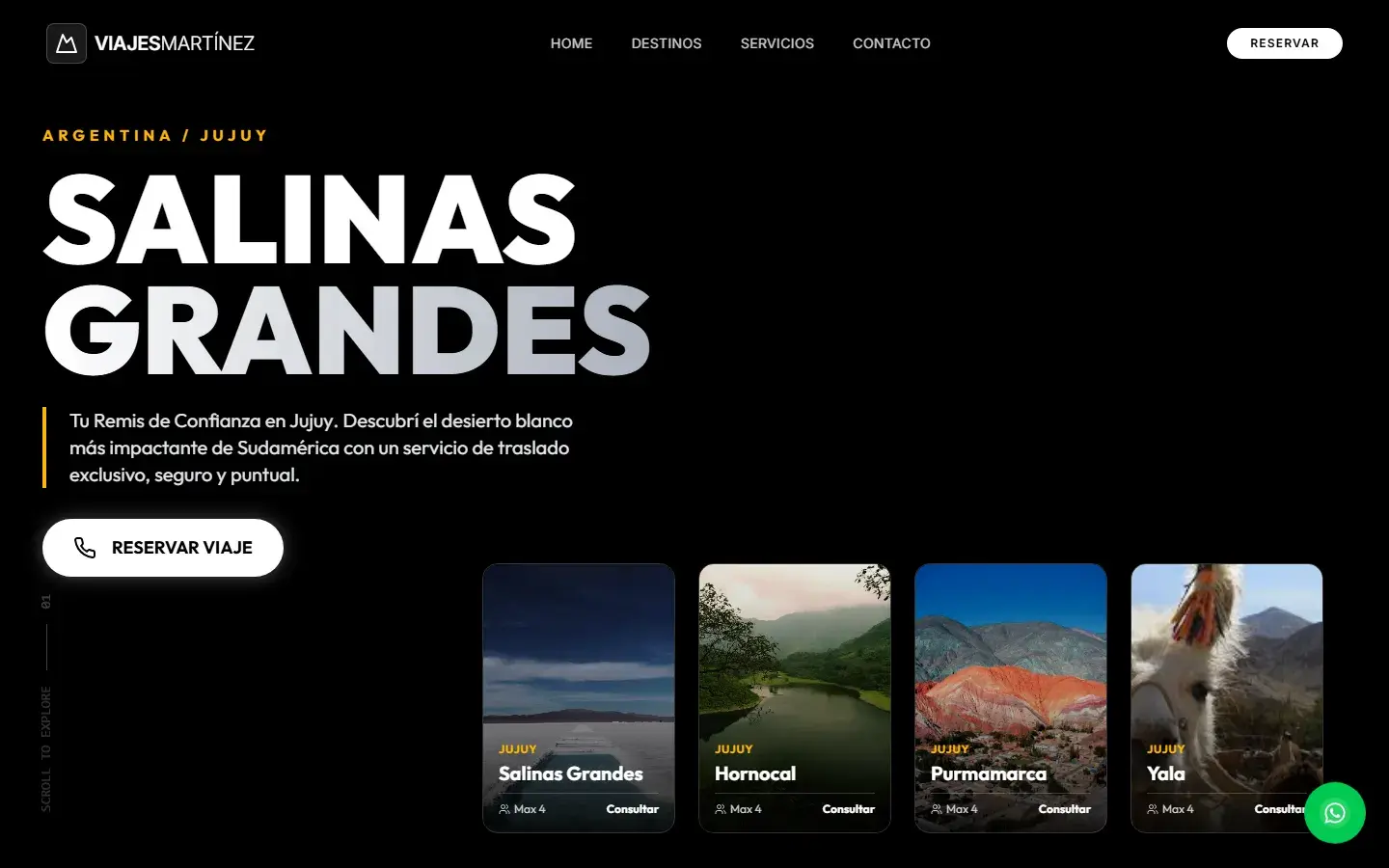 Viajes con Víctor — Landing de servicios